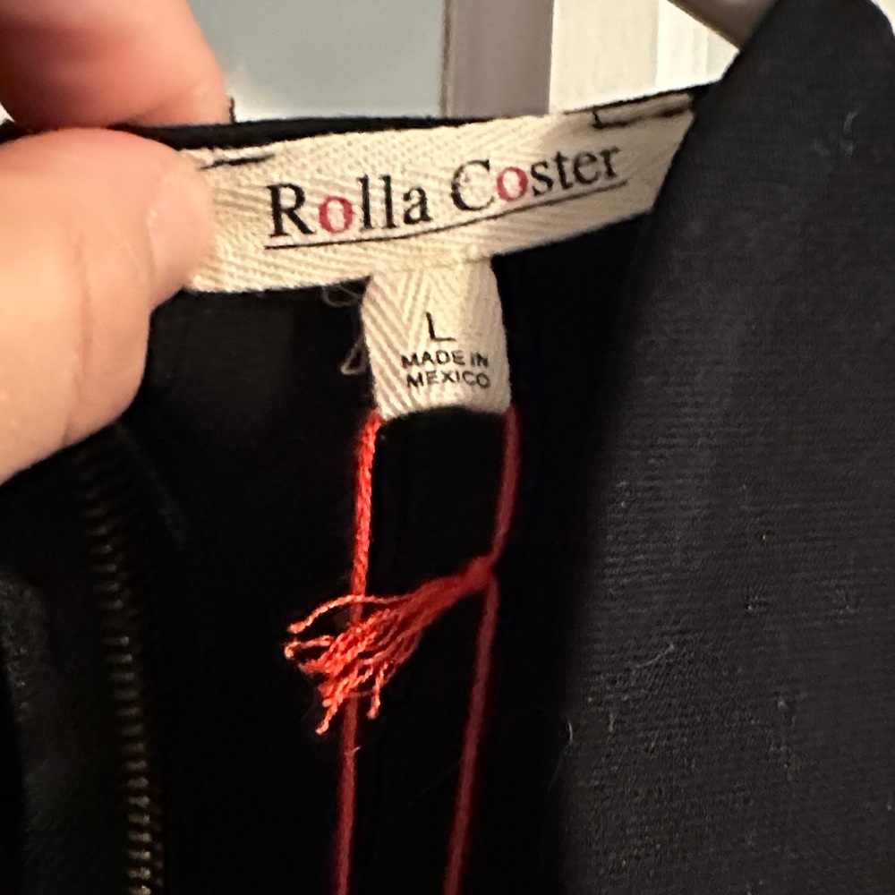 Rolla Coster Elegant Black Outerwear size L but this will fit size small